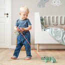 Pull along wiggle toy - Croco - Green