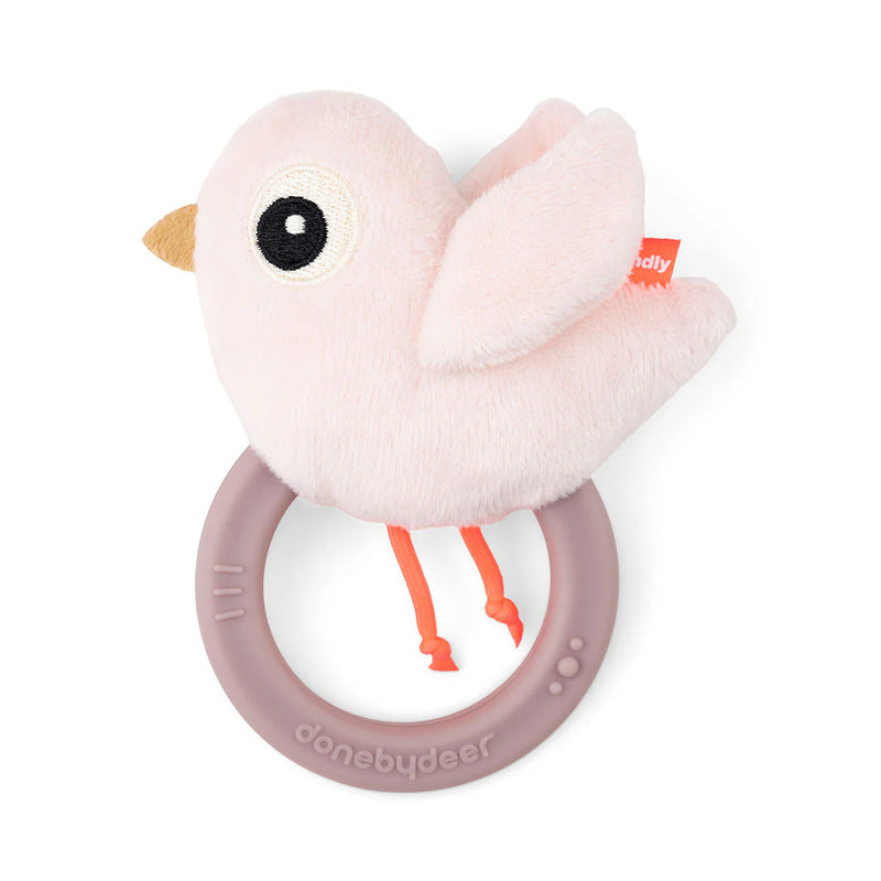 Sensory rattle w/teether