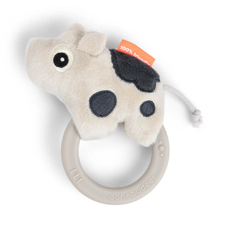 Sensory rattle w/teether