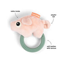 Sensory rattle w/teether