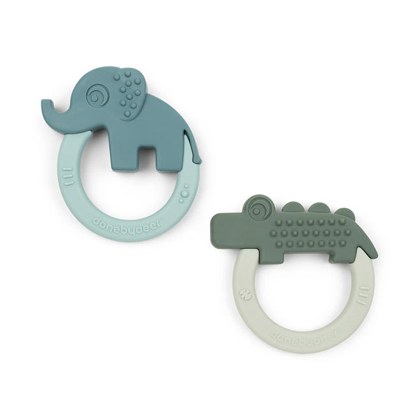 Teether 2-pack - Deer friends