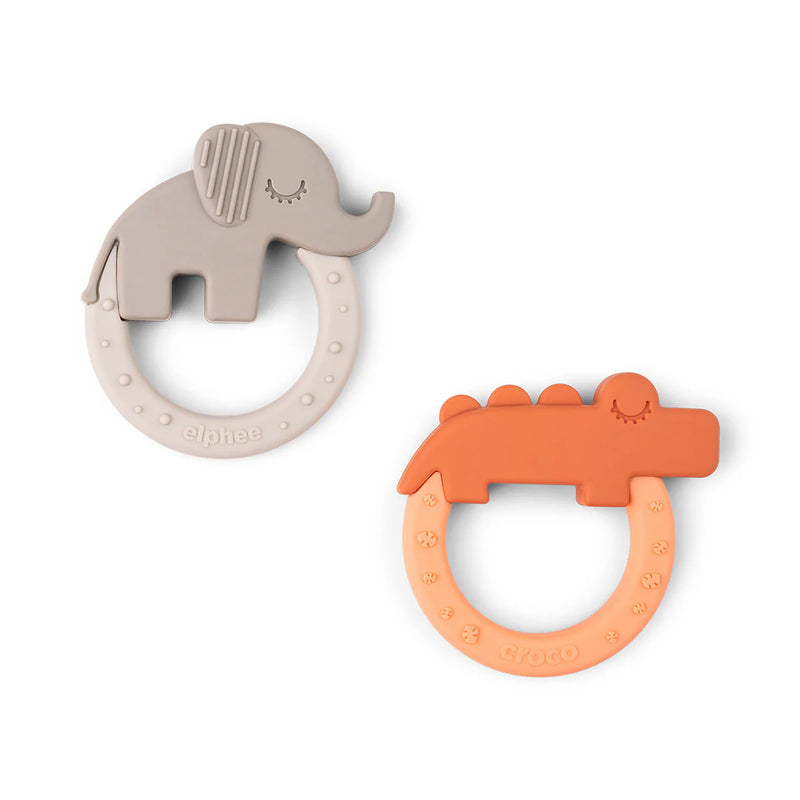 Teether 2-pack - Deer friends