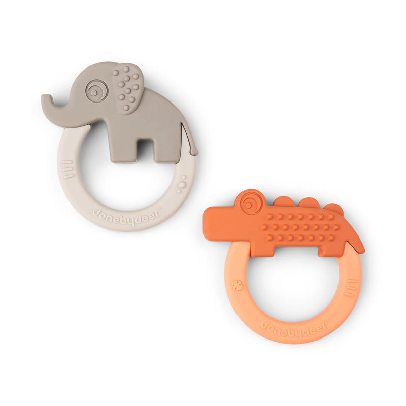Teether 2-pack - Deer friends