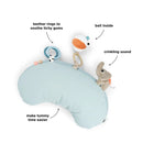 Tummy time activity pillow